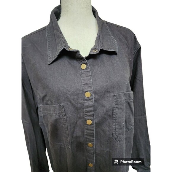 Bit & Bridle Black Western Shirt Size 2X Snap Front - Picture 2 of 8